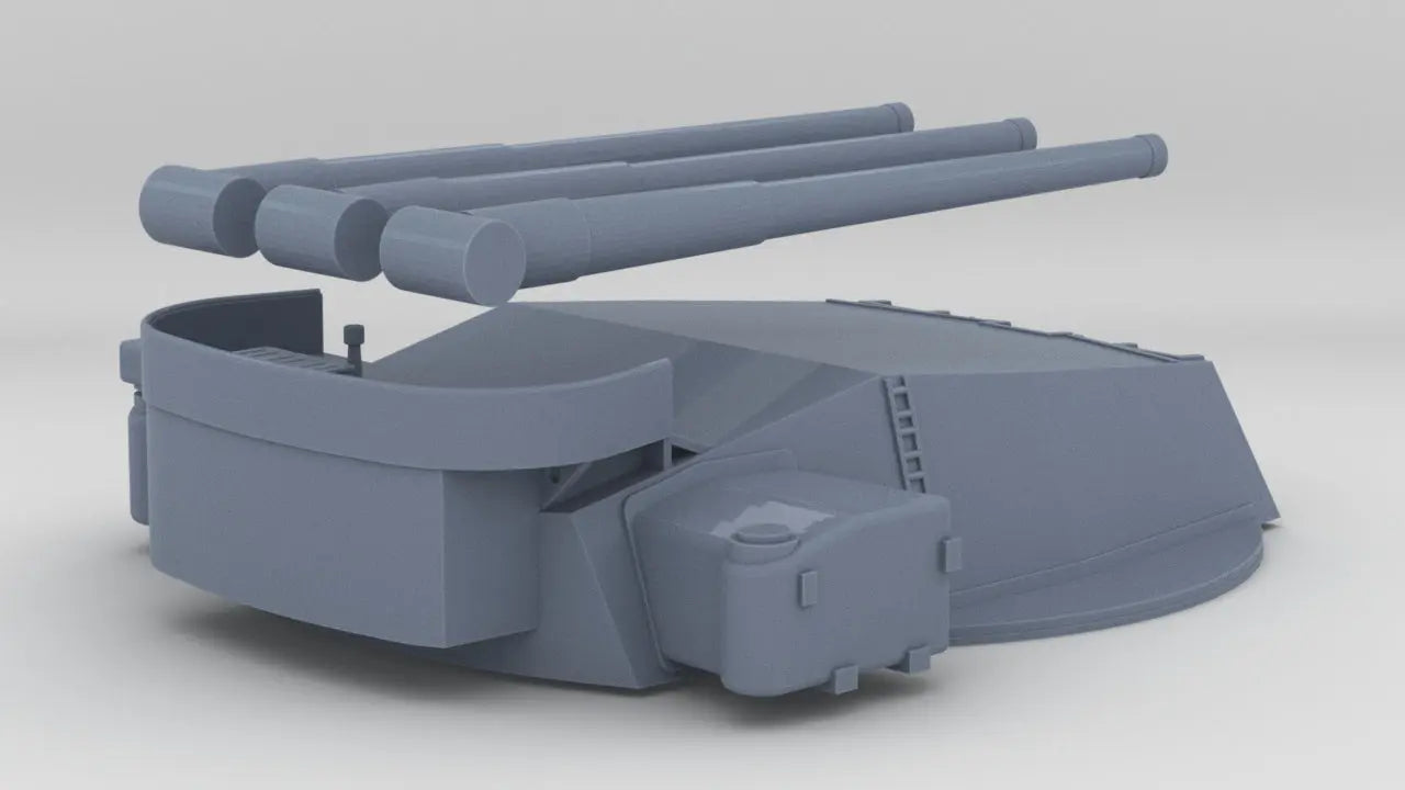 1/200 Roma 381mm/50 Triple Turret X Set - distefan 3d print