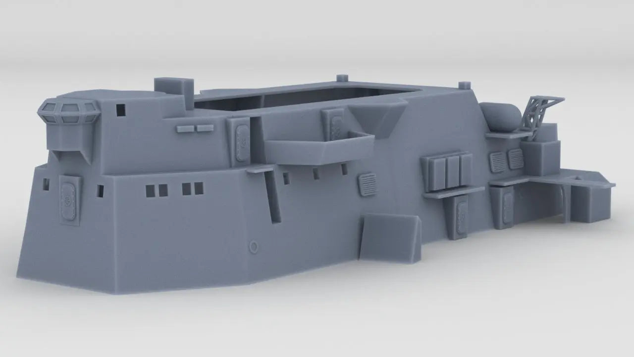 1/200 Russian Kirov Aft Structure Deck 1-2-3 Protosoon