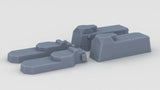 1/200 Russian Kirov Forward Structure Main Deck Set (4pcs)