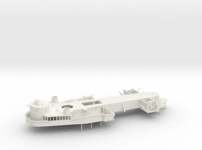 1/200 US Iowa Structure Deck 5 Forward - distefan 3d print