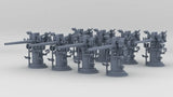 1/200 USN 3 inch 50 [7.62 Cm] Deck Gun Set (8pcs)