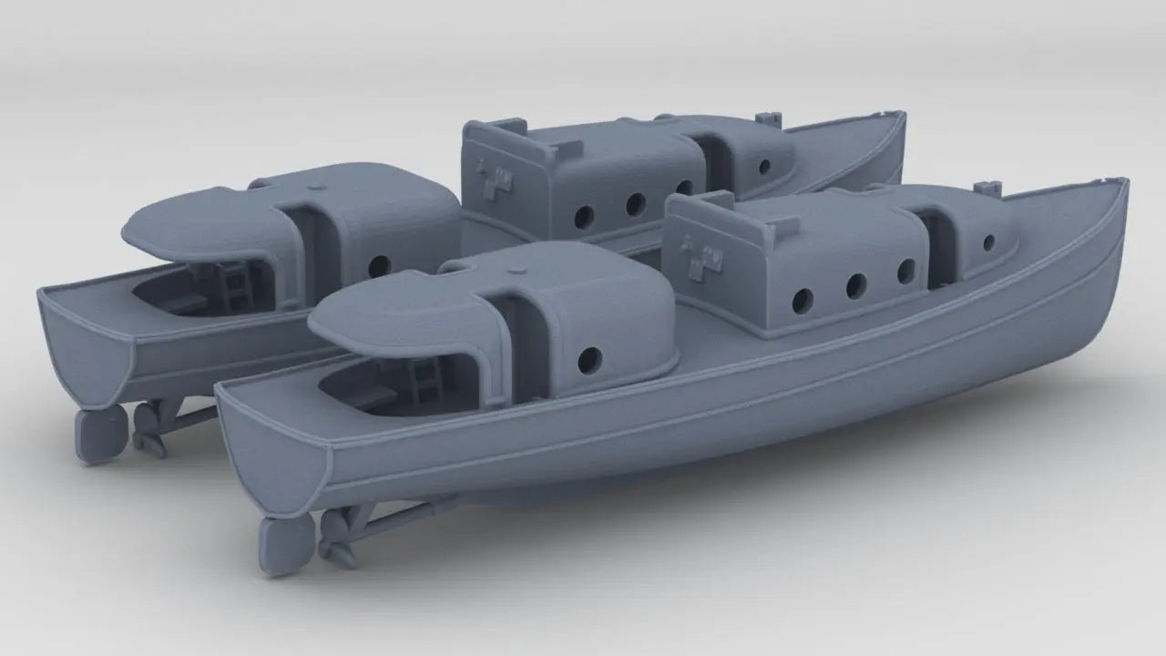 1/200 USN 35' Motor Launch Set (2pcs) Resin3Dinteractive