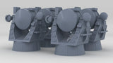 1/200 USN AN/SPG-55B Tracking / Illumination Radar Set (4pcs)