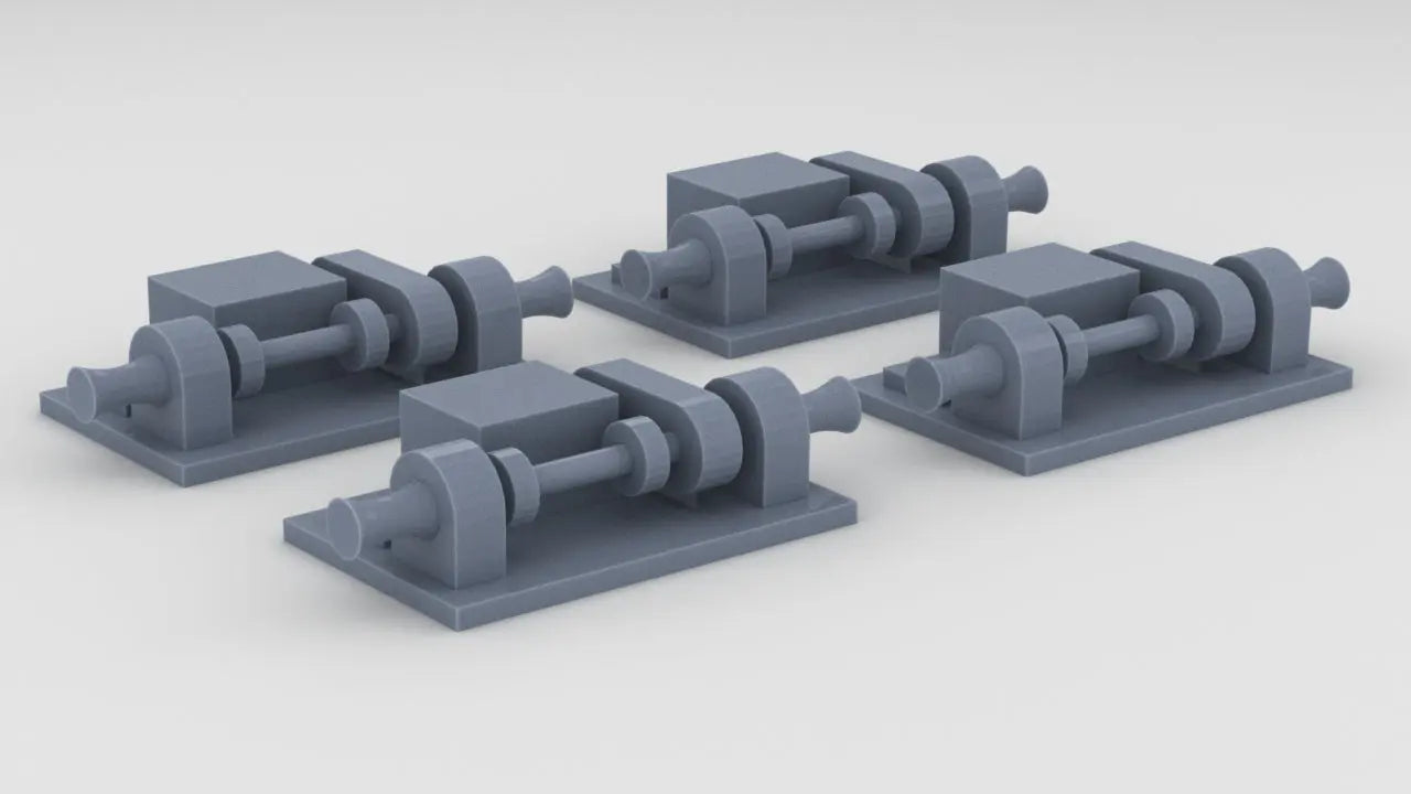 1/200 USS Arizona (BB-39) Winch Set (4pcs) Resin3Dinteractive