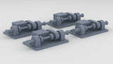 1/200 USS Arizona (BB-39) Winch Set (4pcs)