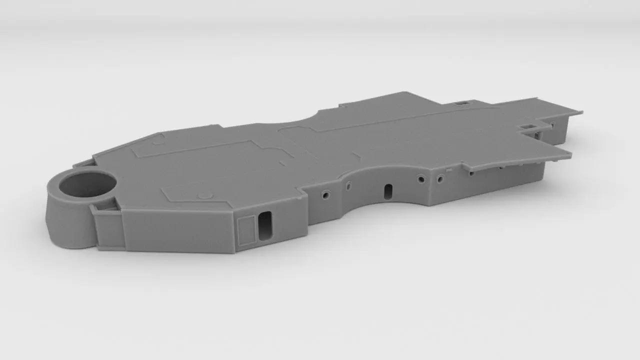 1/200 USS Iowa '84 Forward Deck 3 Shapeways