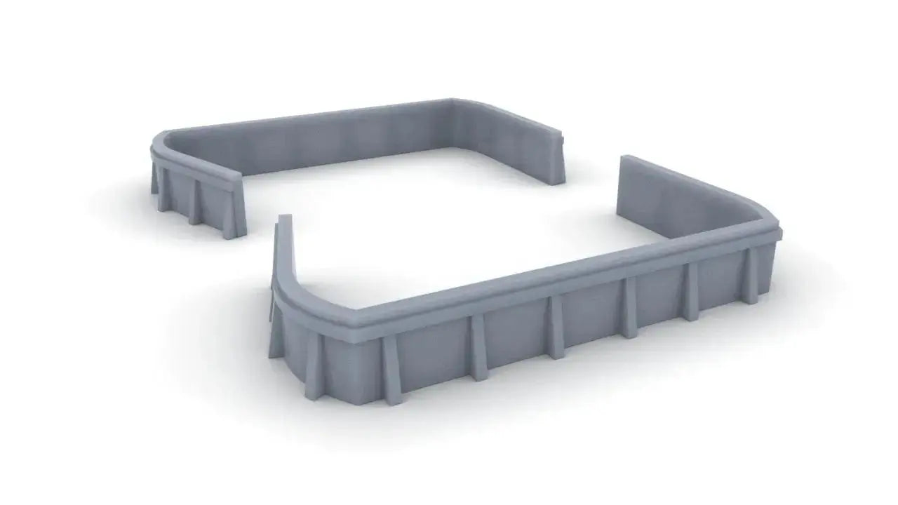 1/200 USS Iowa (BB-61) Aft Main Deck 20mm Tub Set - distefan 3d print