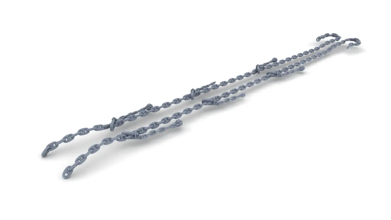 1/200 USS Iowa (BB-61) Anchor Chain Resin3Dinteractive