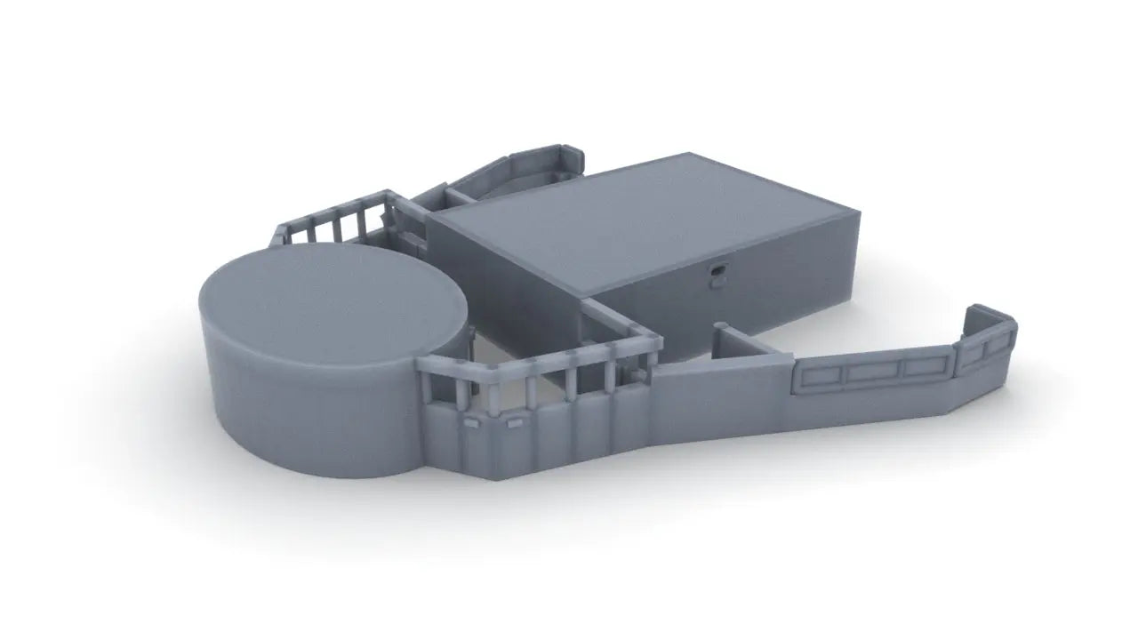 1/200 USS Missouri (BB-63) Forward Deck 4 Bridge 3dspro