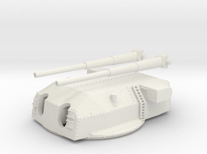 1/200 Bismarck and Tirpitz 380mm SK C/34 Turret B & C Shapeways