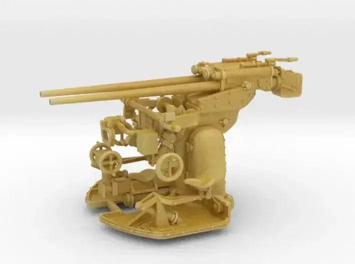 1/200 DKM 3.7cm SK C/30 Twin Gun Mount Set (4 pcs) (Distefan 3D Print) - Upgrade Your Ship Model