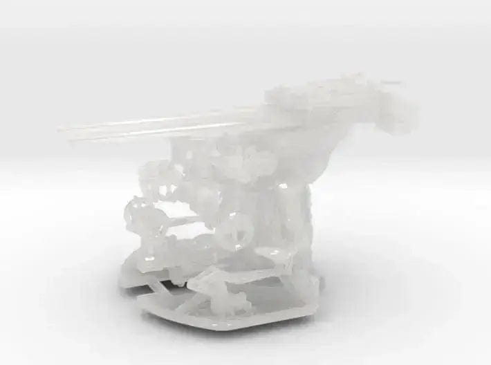 1/200 DKM 3.7cm SK C/30 Twin Gun Mount Set (4 pcs) (Distefan 3D Print) - Upgrade Your Ship Model