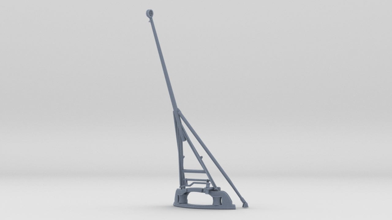1/200 DKM Bismarck Rear Flag Mast - distefan 3d print