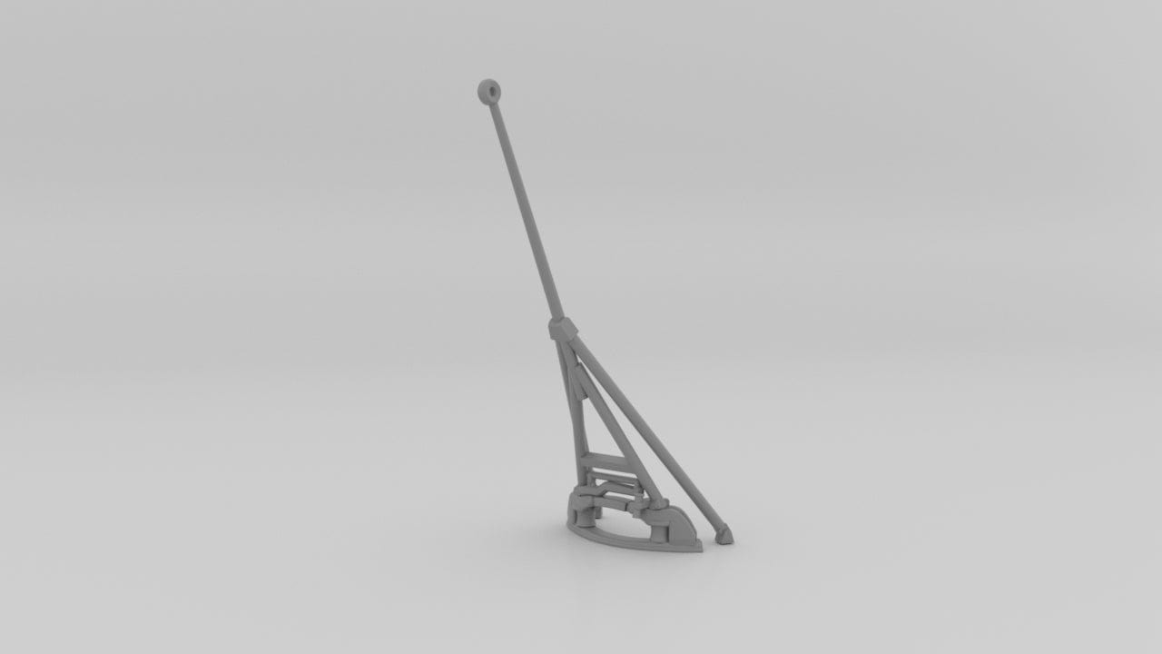 1/200 DKM Bismarck Rear Flag Mast - distefan 3d print