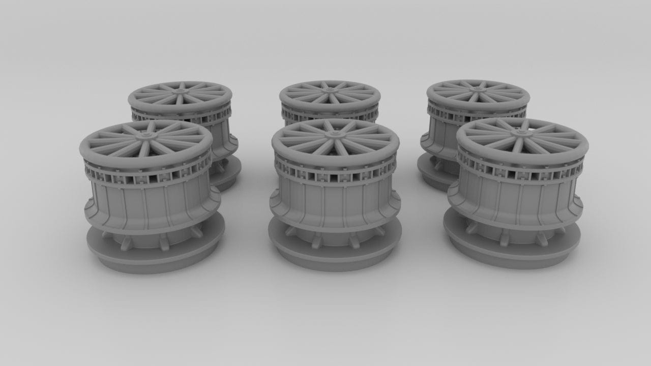 1/200 DKM capstan set 6pcs - distefan 3d print