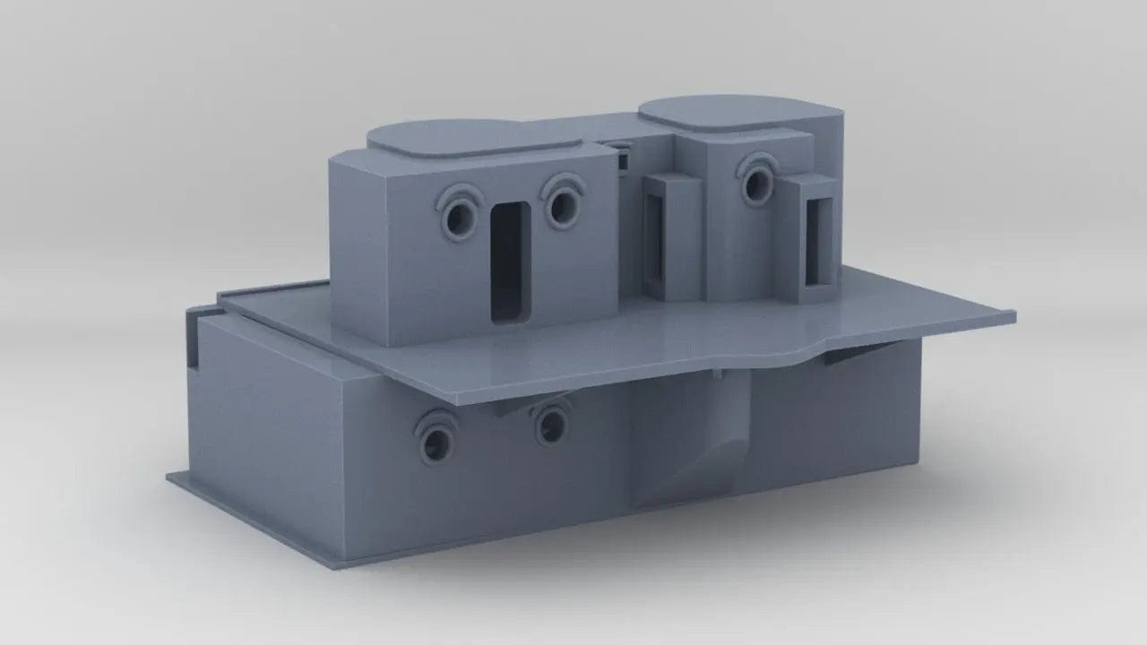 1/200 DKM Graf Zeppelin Amidships Deck 1 - distefan 3d print