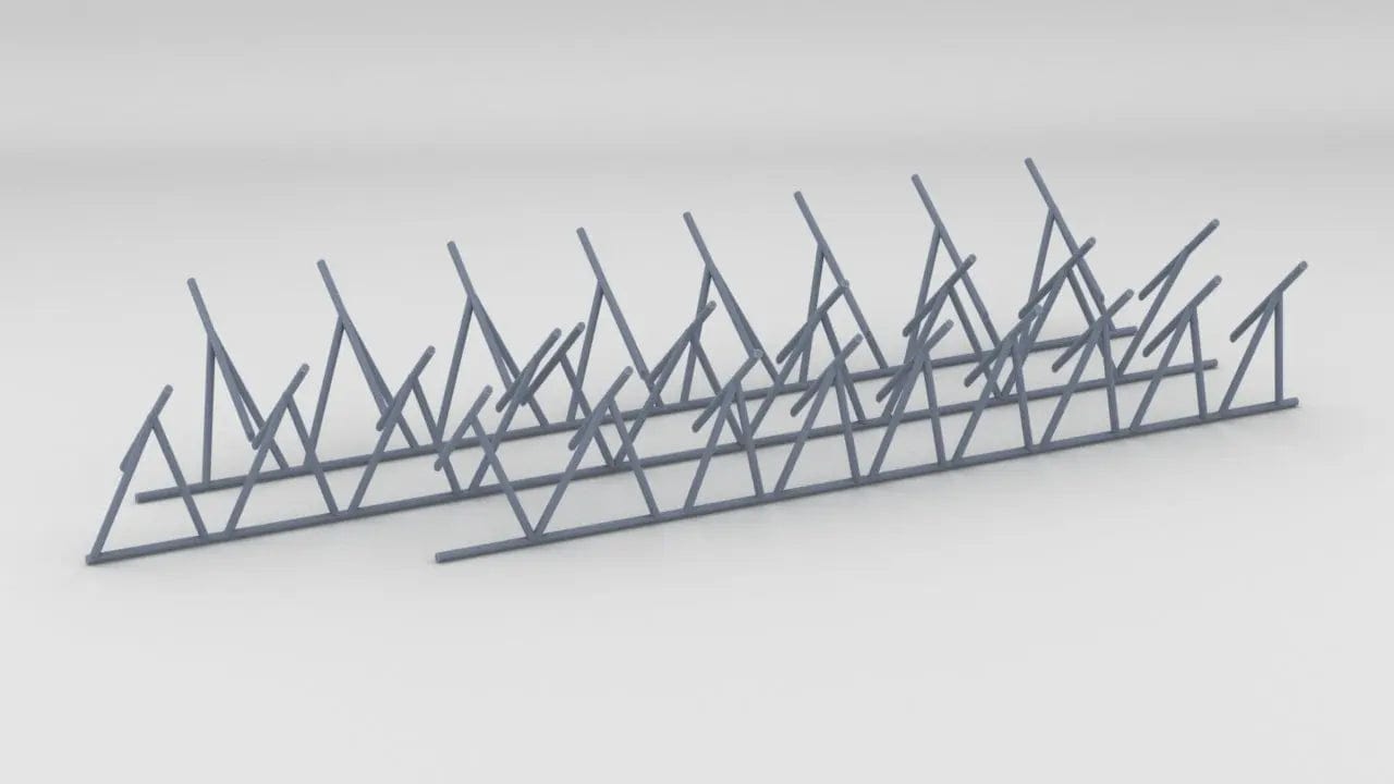 1/200 DKM Graf Zeppelin Deck Net Beams Set (3pcs) - distefan 3d print