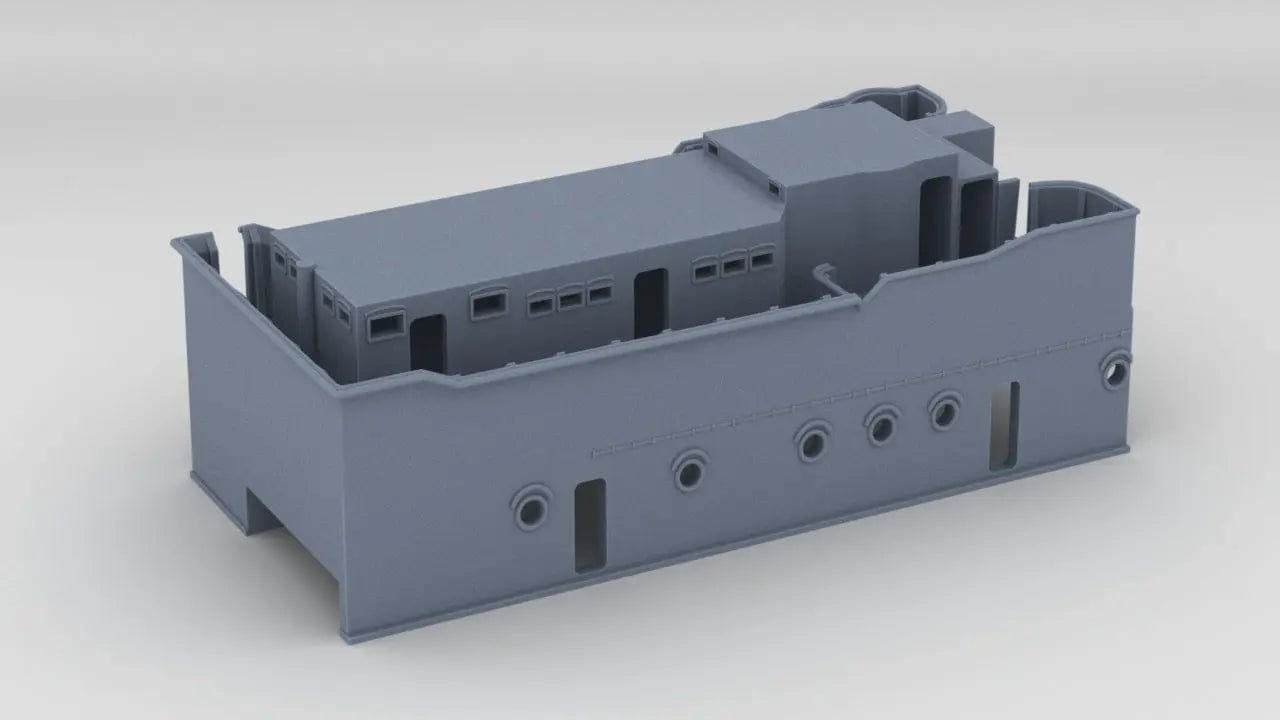 1/200 DKM Graf Zeppelin Forward Deck 1 - distefan 3d print