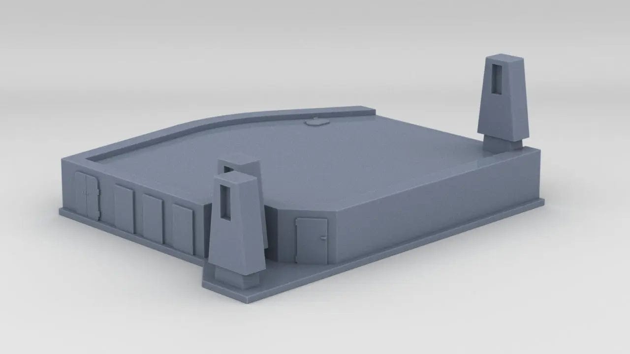 1/200 DKM Graf Zeppelin Forward Gun Platform - distefan 3d print