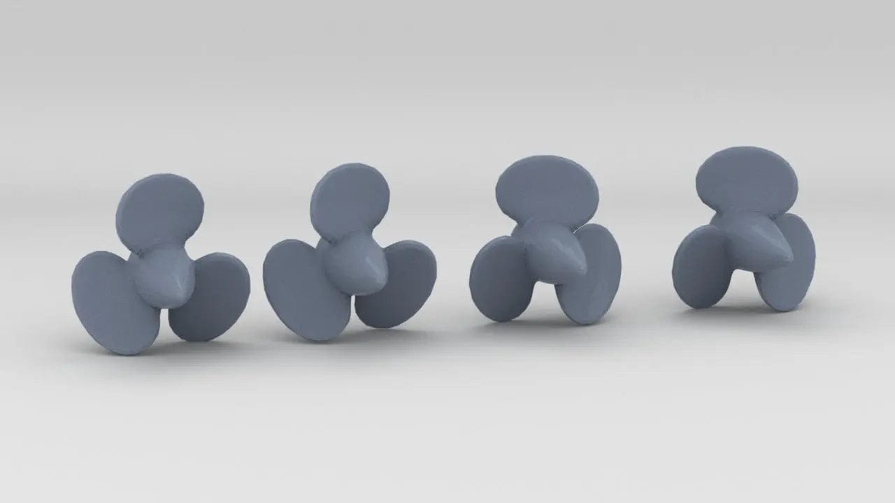 1/200 DKM Graf Zeppelin Propellers Set (4pcs) - distefan 3d print