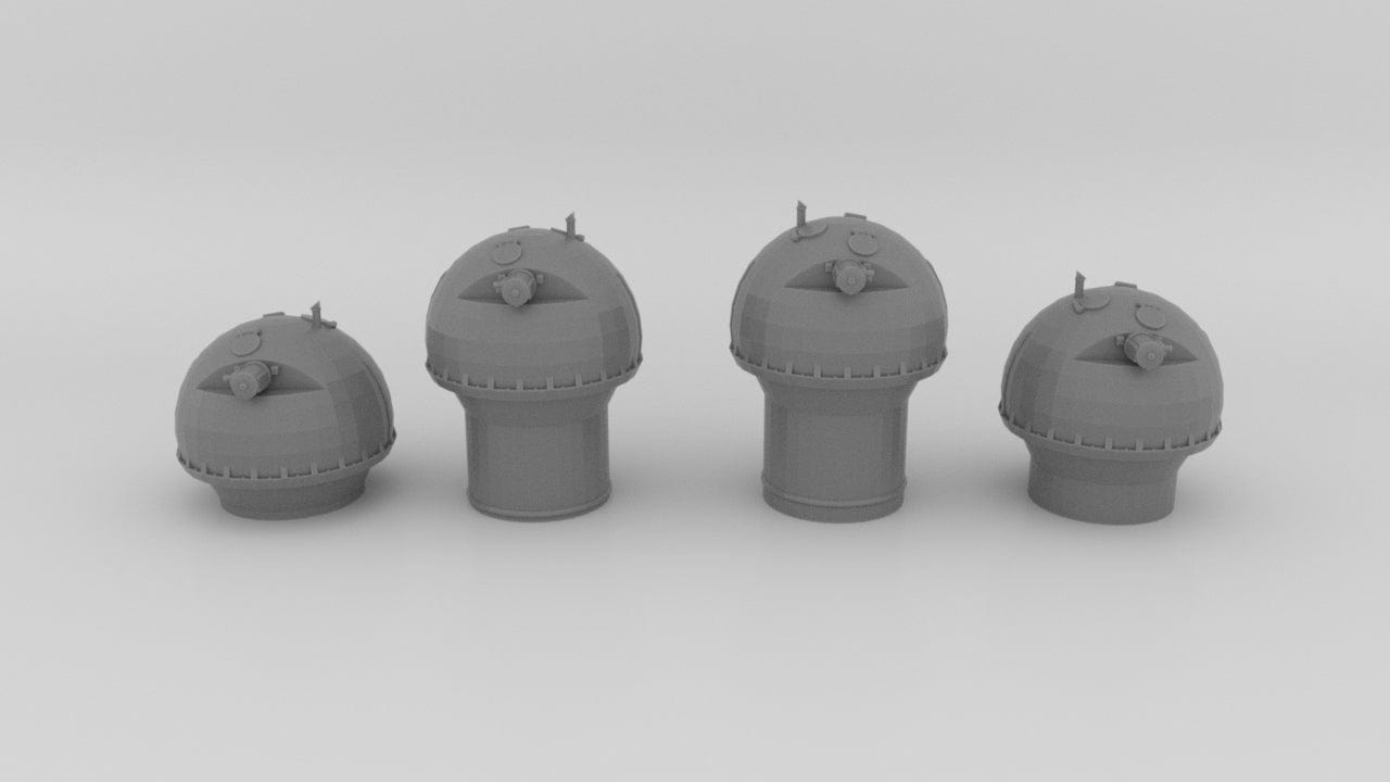 1/200 DKM Graf Zeppelin SL-6 Rangefinders Set 4pcs - distefan 3d print