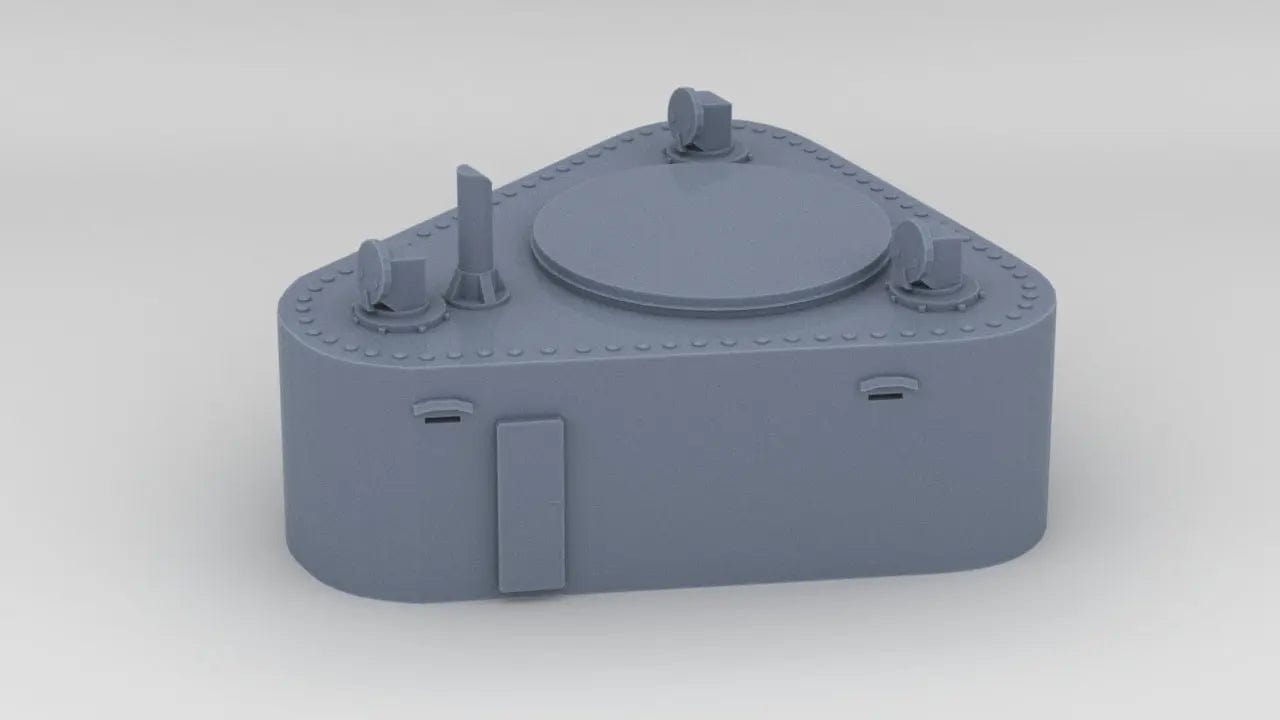 1/200 DKM H-39 Command Bridge Fire Control Post - distefan 3d print
