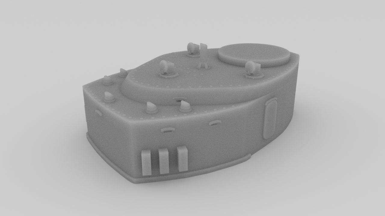 1/200 DKM H39 Forward Deck 5 Fire Control Post Shapeways