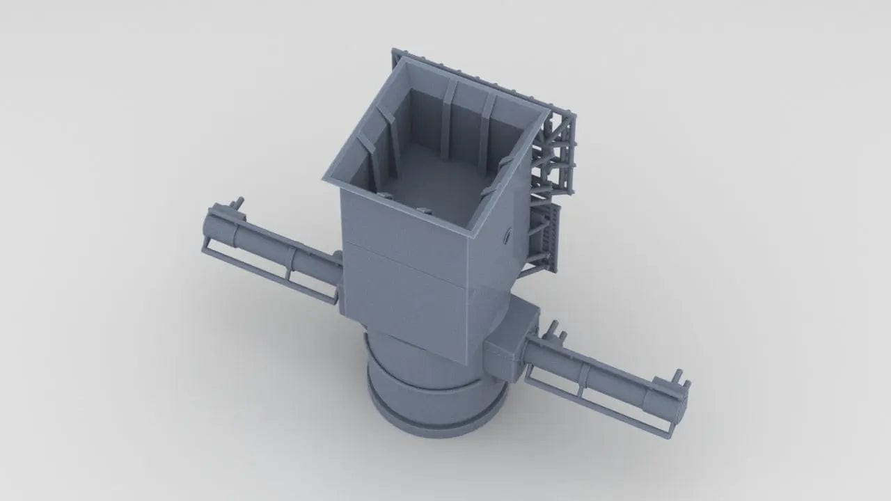 1/200 DKM Scharnhorst Forward 10.5m Rangefinder - distefan 3d print