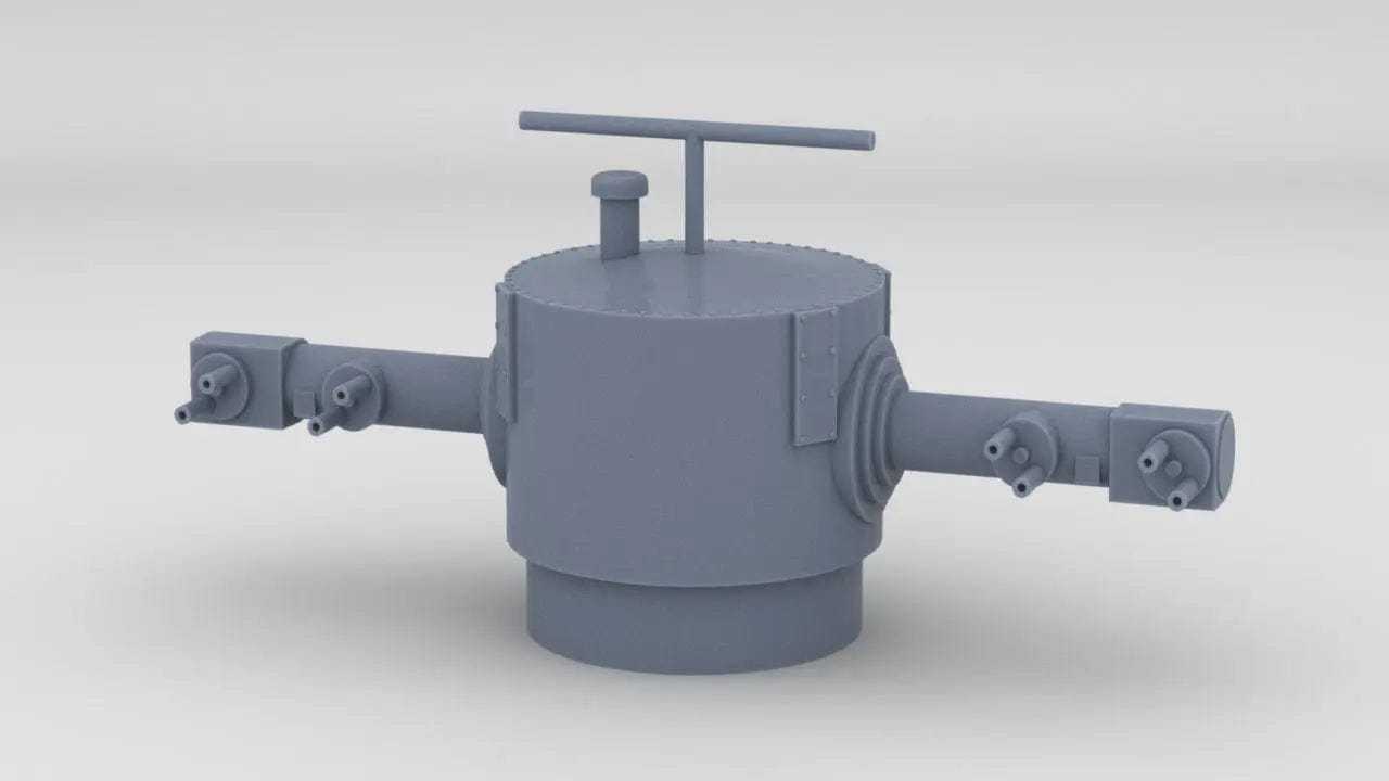 1/200 DKM Scharnhorst Forward 7m Rangefinder - distefan 3d print