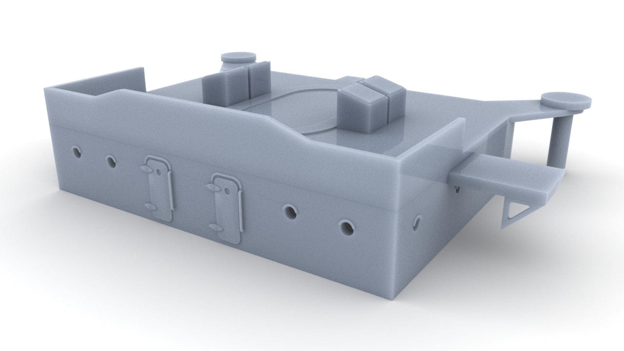 1/200 DKM Scharnhorst Forward Superstructure Bridge 4 3dspro
