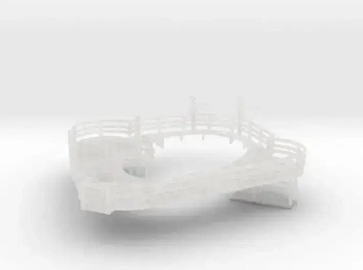 1/200 DKM Scharnhorst Funnel Kit (Part 2 - Searchlight Platform) (Distefan 3D Print) - Upgrade Your Ship Model