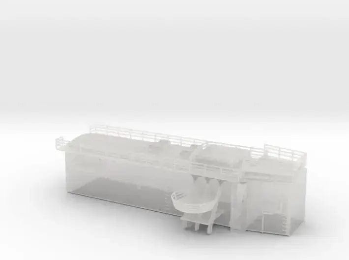 1/200 DKM Scharnhorst Hangar - distefan 3d print