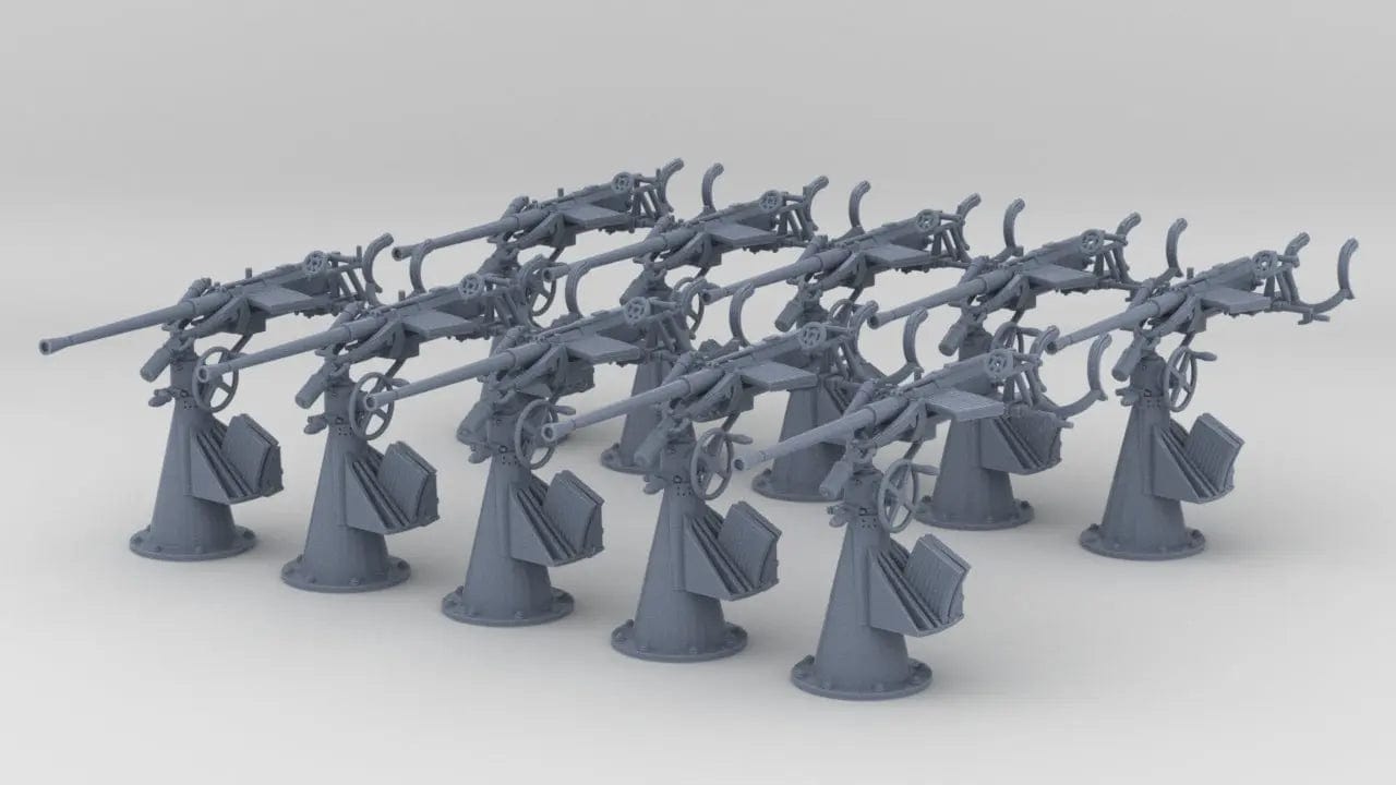 1/200 DKM Single 20mm Flak C30 Set (10pcs) - distefan 3d print