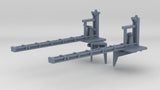 1/200 DKM Tirpitz Funnel Boat Crane Set (2pcs)