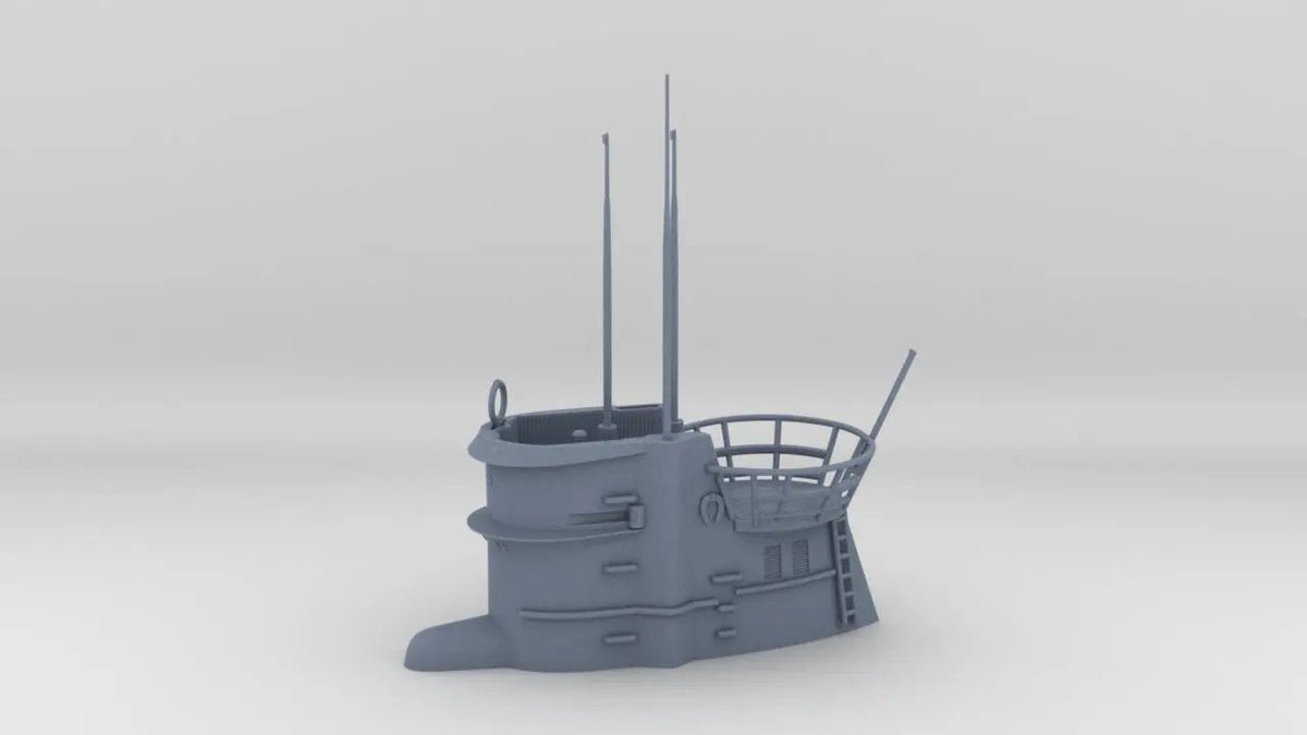 1/200 DKM U-Boot IXC/40 Conning Tower - distefan 3d print