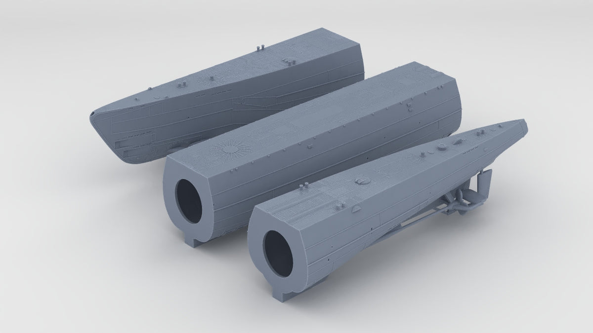 1/200 DKM U-Boot IXC/40 Hull - distefan 3d print