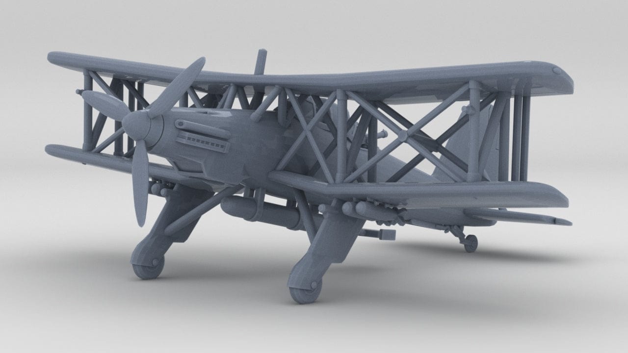 1/200 German Fieseler Fi 167 Pavla - distefan 3d print