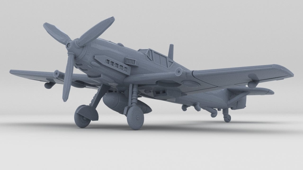1/200 German Messerschmitt Bf 109T - distefan 3d print