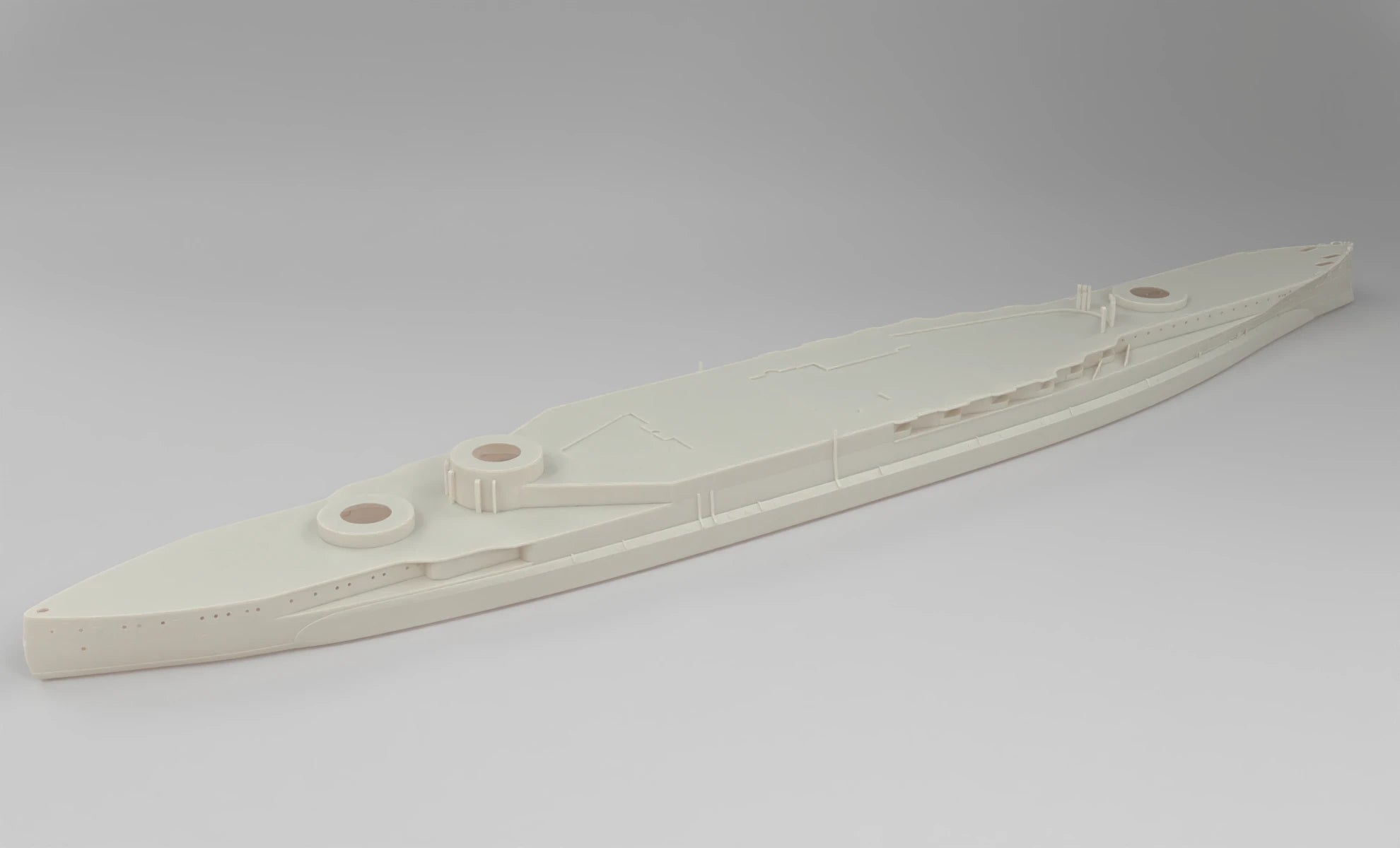 1/200 HMS Barham Hull Waterline 3dspro – alternate view