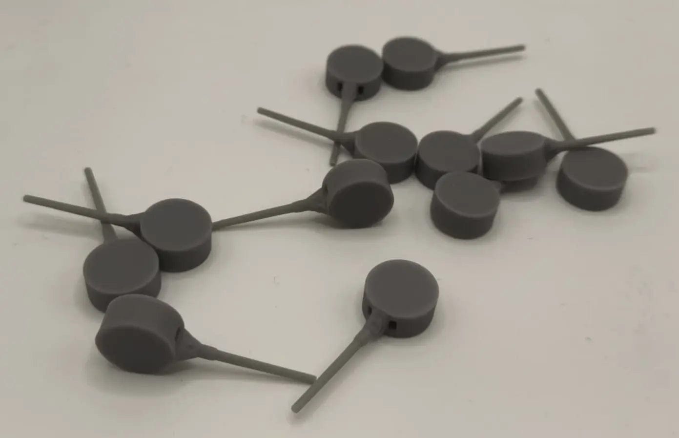 1/200 HMS Barham Single 6'' (152 mm) Gun Set (12pcs) - distefan 3d print