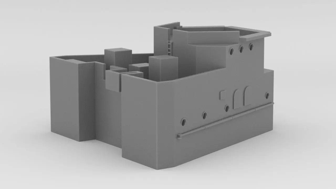 1/200 HMS Barham Superstructure Aft Deck 1 - distefan 3d print