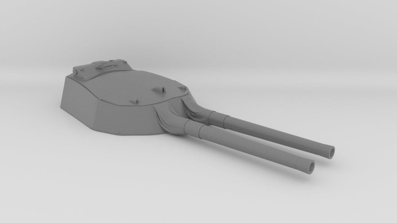 1/200 HMS Barham Twin 15-inch (381 mm) Turret A - distefan 3d print