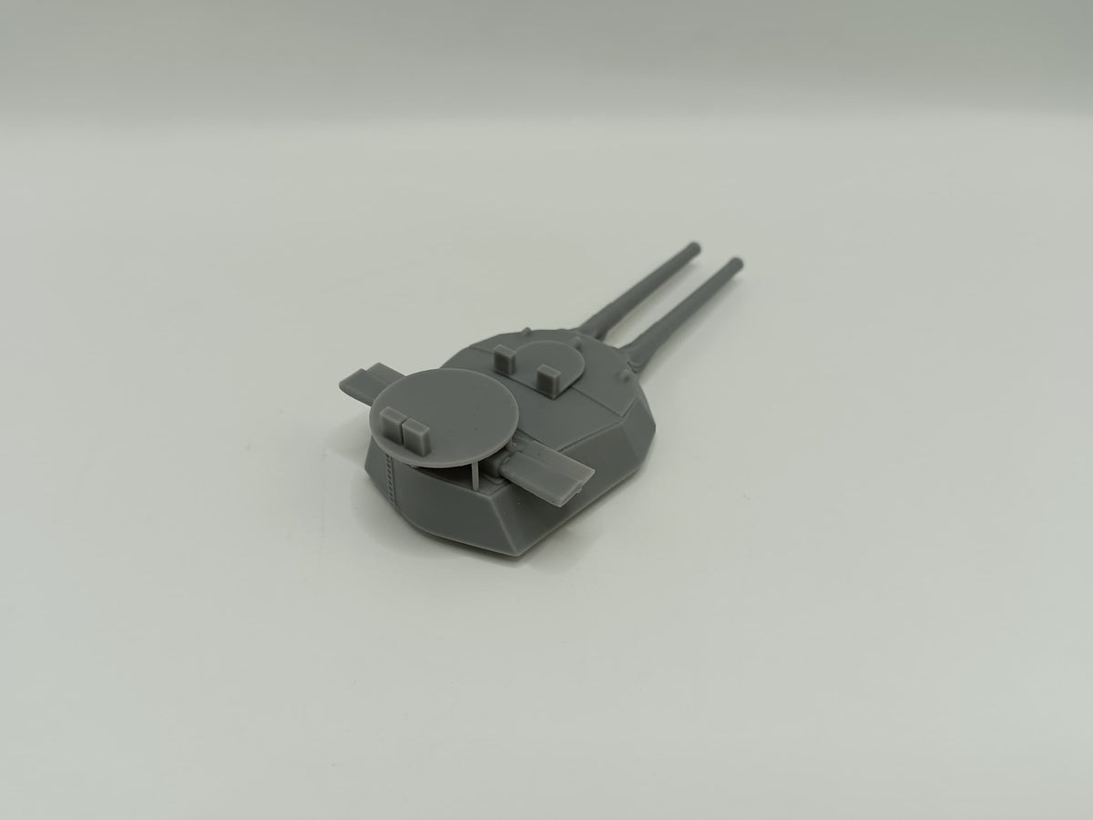 1/200 HMS Barham Twin 15-inch (381 mm) Turret B - distefan 3d print – alternate view