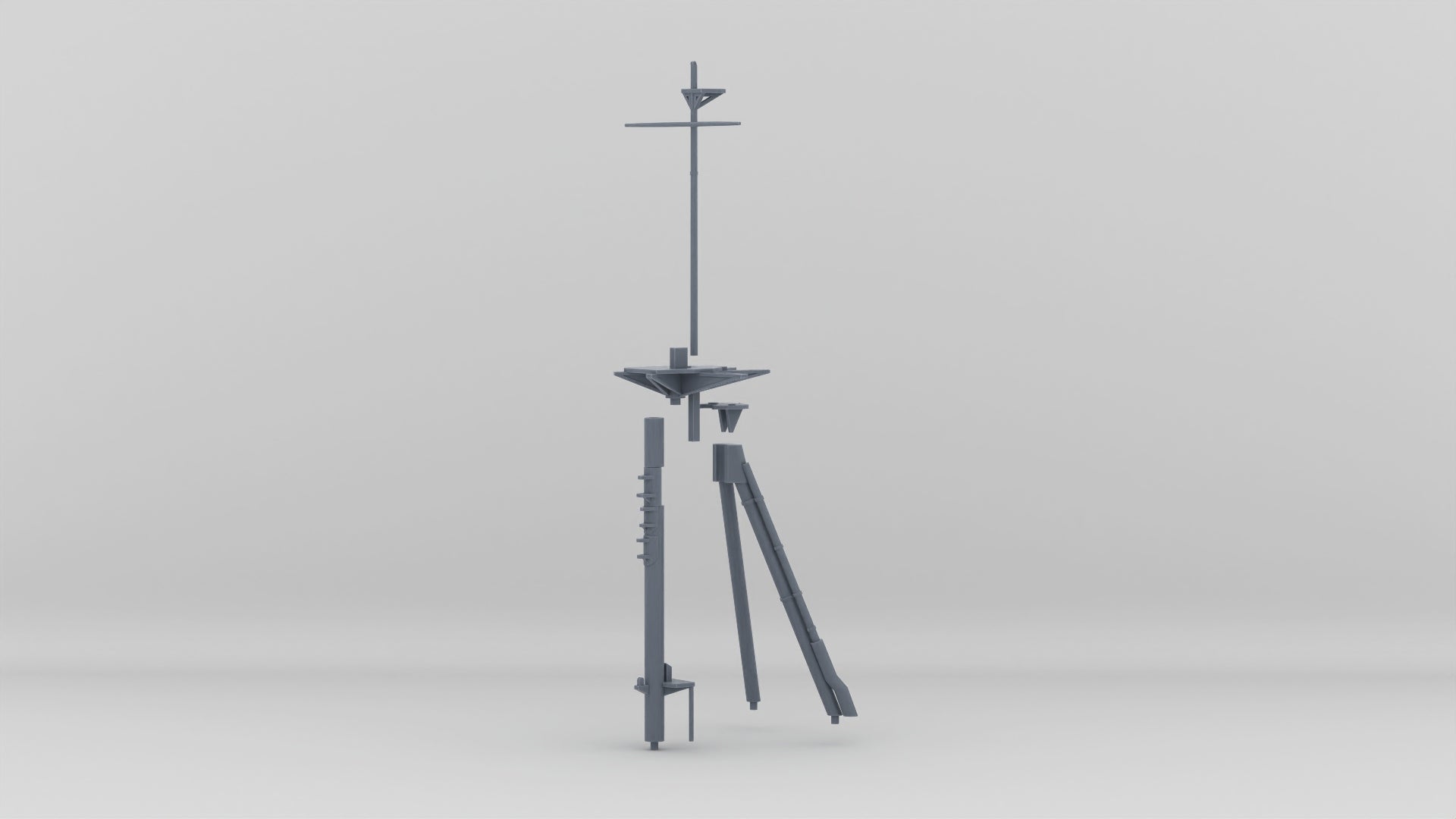 1/200 HMS Hood Aft Mast Resin3Dinteractive