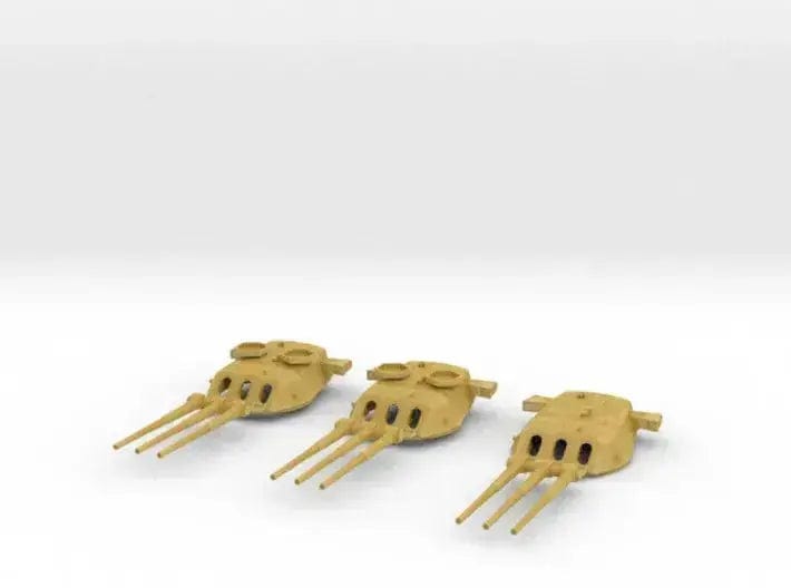 1/200 IJN 46cm/45 (18.1 in) Type 94 Guns 1945 Set - distefan 3d print