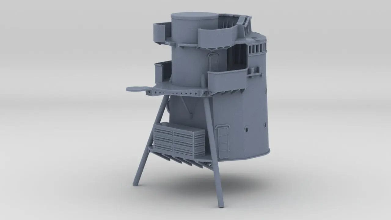 1/200 IJN Akizuki Forward Command Bridge - distefan 3d print