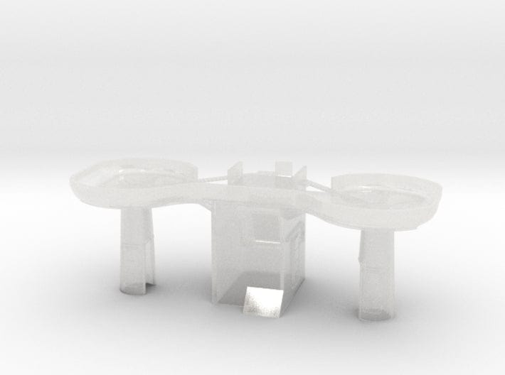 1/200 IJN Akizuki funnel AA platform - distefan 3d print