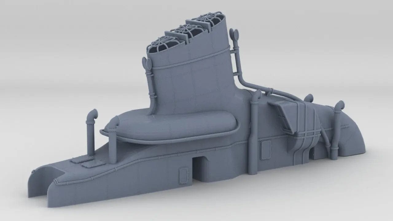 1/200 IJN Akizuki Funnel - distefan 3d print