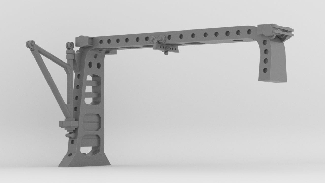 1/200 IJN Kagero Aft Torpedo Crane Port - distefan 3d print