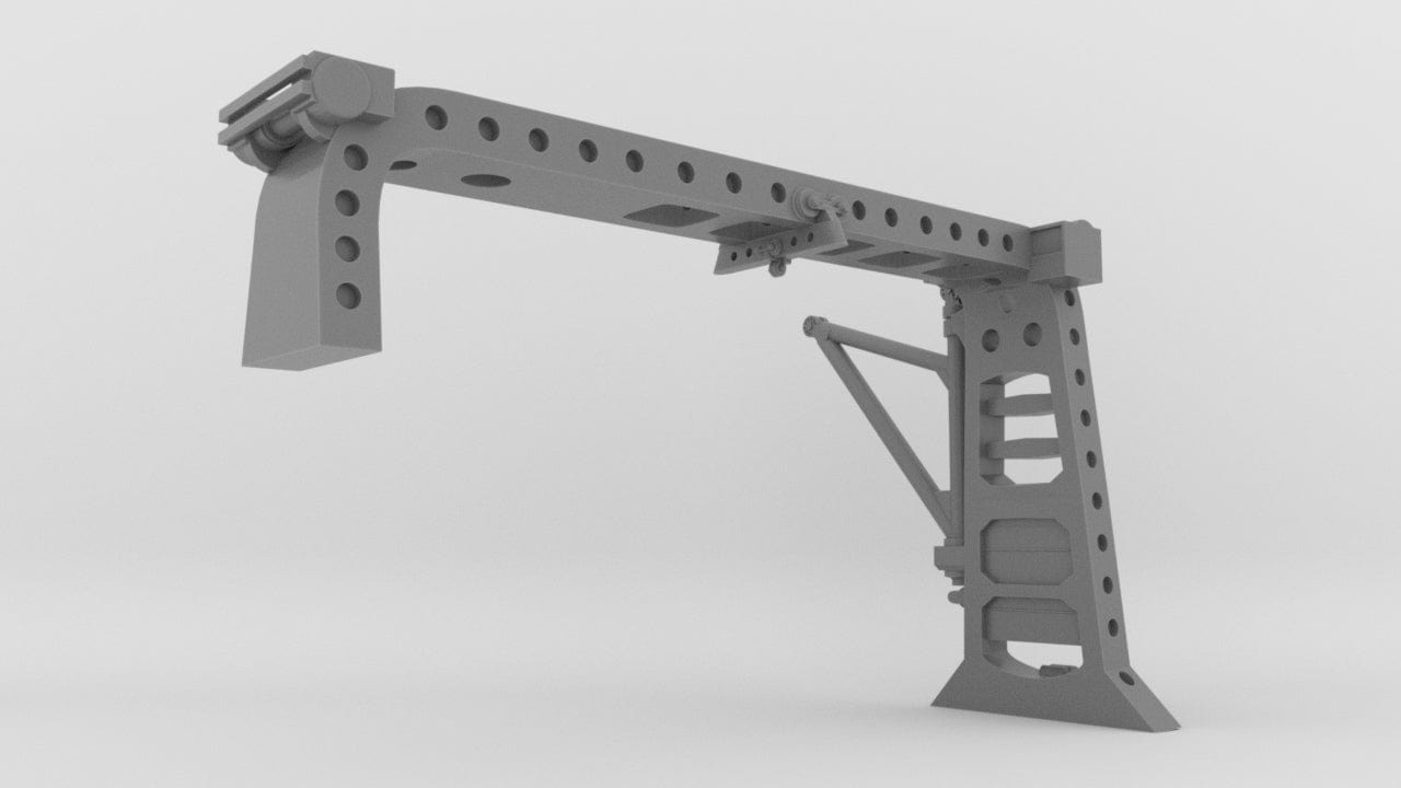 1/200 IJN Kagero Aft Torpedo Crane Port - distefan 3d print